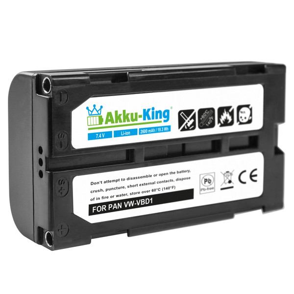 Akku-King 20113548 Lithium-Ion 2600mAh 7.4V Wiederaufladbare Batterie