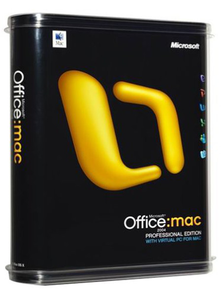 Microsoft Office Mac 2004 Professional Microsoft Volume License (MVL) German