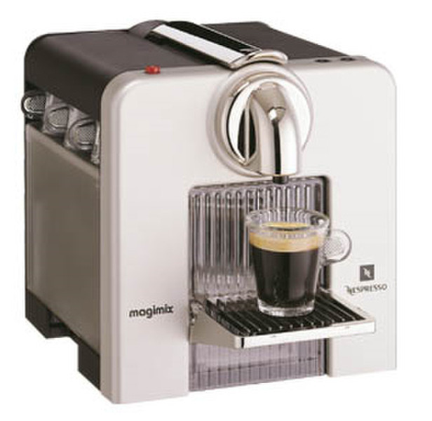 Magimix Le Cube M220 Auto Pod coffee machine 1L 3cups Silver