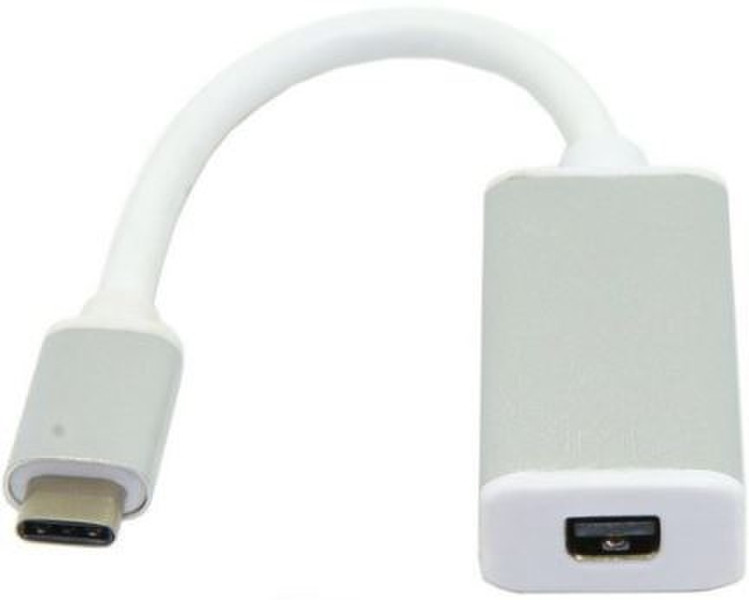 Microconnect USB3.1CMDPW 0.2m USB C Mini DisplayPort Weiß Videokabel-Adapter