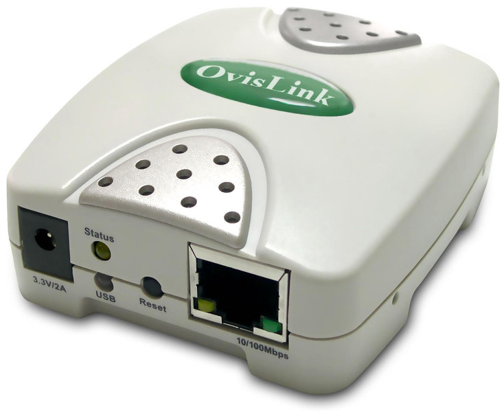 OvisLink OP2-101U Ethernet LAN print server