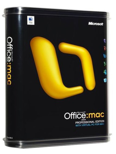 Microsoft Office Mac Pro 2004 Dutch Disk Kit w/Service Pack 2 Student Media Niederländisch