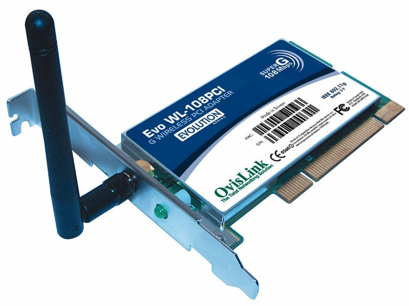 OvisLink Evo-W108PCI Eingebaut 108Mbit/s Netzwerkkarte
