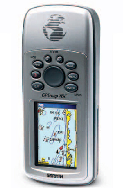 Garmin GPSMAP 76CS, Atlantic Фиксированный ЖК 215.5г Серый навигатор