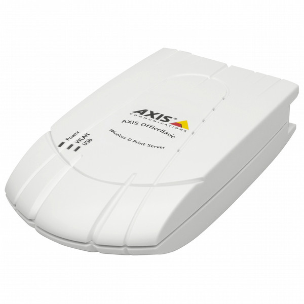 Axis OfficeBasic USB Wireless G print server. 3 unit pack Wireless LAN print server