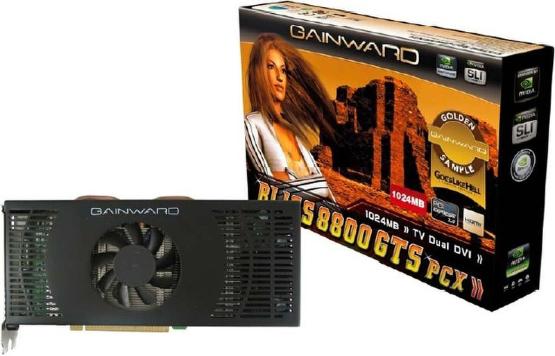 Gainward GeForce 8800 GTS PCX GeForce 8800 GTS 1GB GDDR3