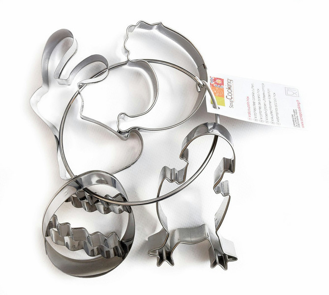 ScrapCooking 2049 Silver cookie cutter