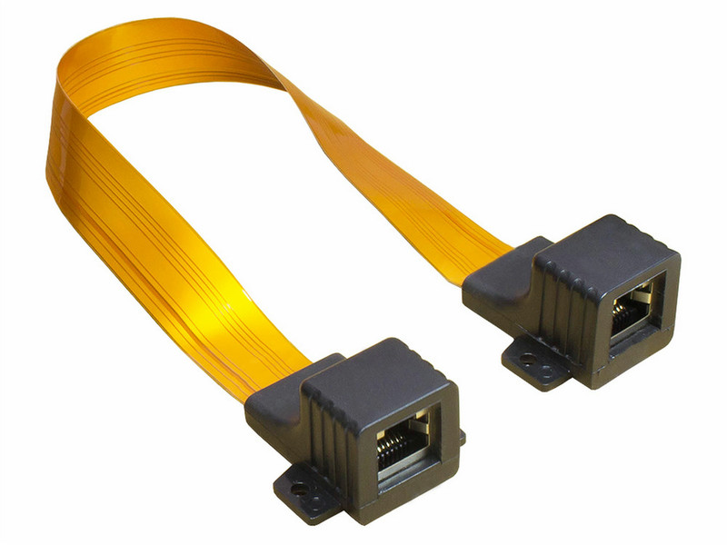 Alcasa 8055-F18Q 0.25m Transparent networking cable