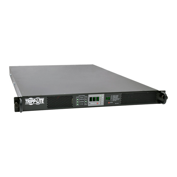 Tripp Lite 17.3kW 3-Phase 208V ATS/Monitored PDU, 2 IEC 309 60A Inputs, 1U Rack-Mount (0U Outlet Accessory Sold Separately), TAA