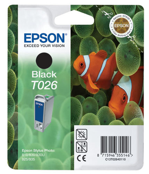 Epson T026 Schwarz Tintenpatrone