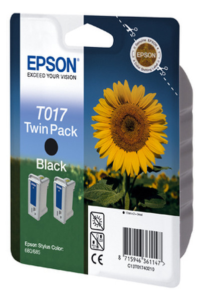 Epson T017 Черный струйный картридж
