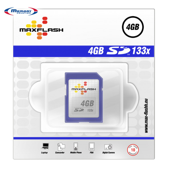 Memory Solution SD4G133M-R 4GB SD memory card