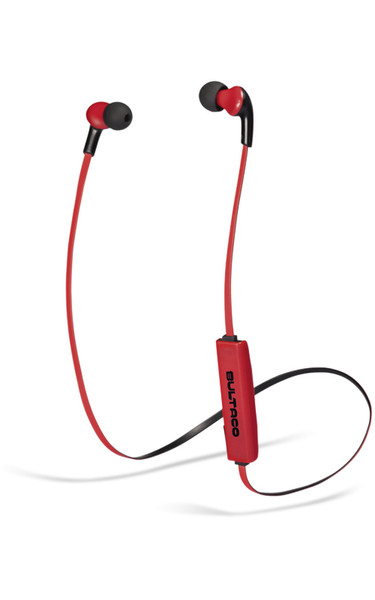Bultaco Technology Lobito BT Slim Вкладыши Стереофонический Bluetooth Черный, Красный