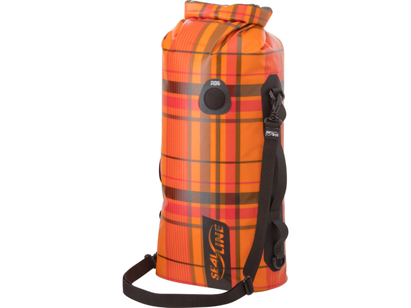 SealLine Discovery Deck Dry Bag Orange Plaid 10L