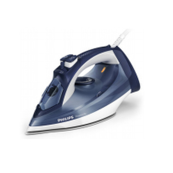 Philips PowerLife GC2996/20 Steam iron SteamGlide soleplate 2400W Blue,White iron