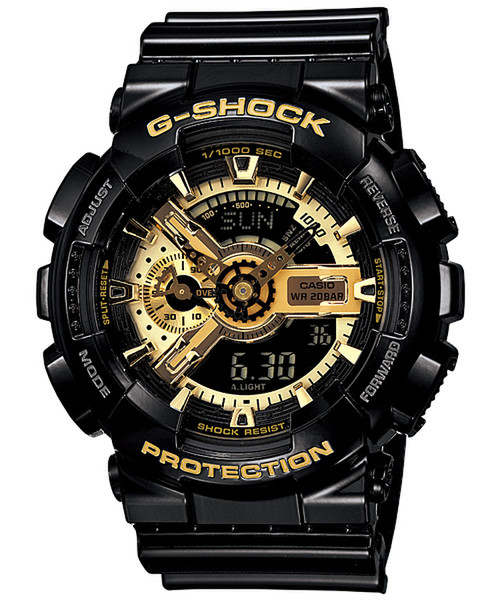 Casio GA-110GB-1A Наручные часы Черный, Золотой наручные часы