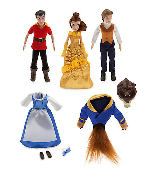 Disney Beauty and the Beast Mini Doll Set Puppe