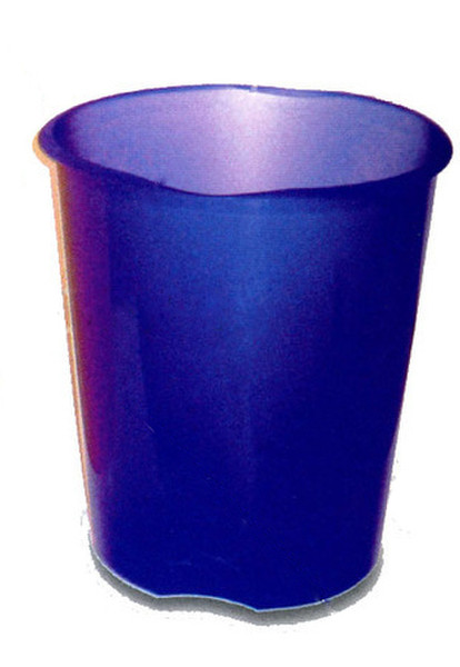 Papironia Cancelleria E020 Round Blue waste basket