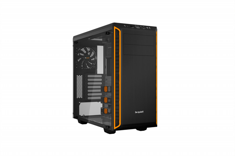 be quiet! Pure Base 600 Window Midi-Tower Black,Orange computer case