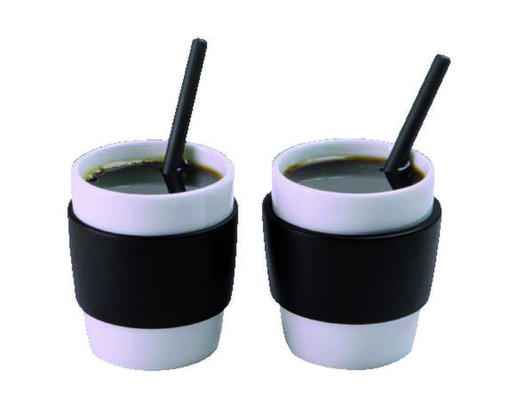 Andrea Fontebasso FY0AH560000 Black,White Coffee 2pc(s) cup/mug