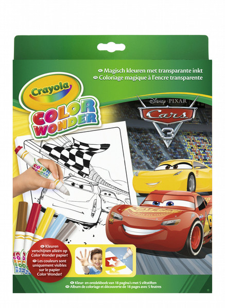 Crayola CW - BOX Set Cars 18страниц Книжка-раскраска