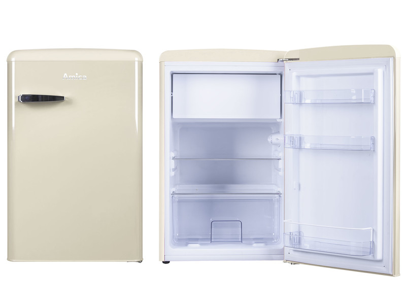 Amica VT 862 AM Freestanding 106L A++ Beige combi-fridge