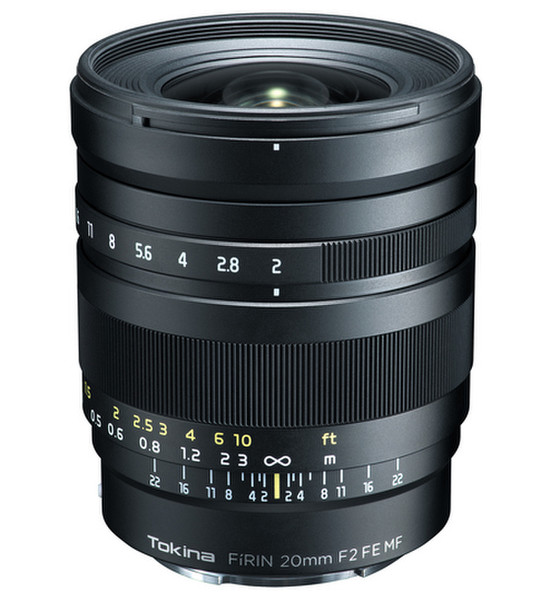 Tokina FiRIN 20mm F/2.0 FE MF Беззеркальный цифровой фотоаппарат со сменными объективами Черный