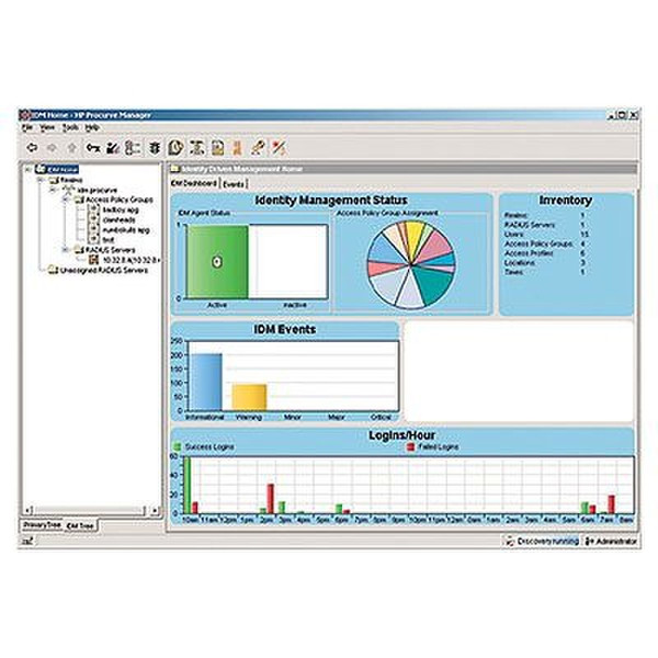 Hewlett Packard Enterprise ProCurve Identity Driven Manager 2.3 Software