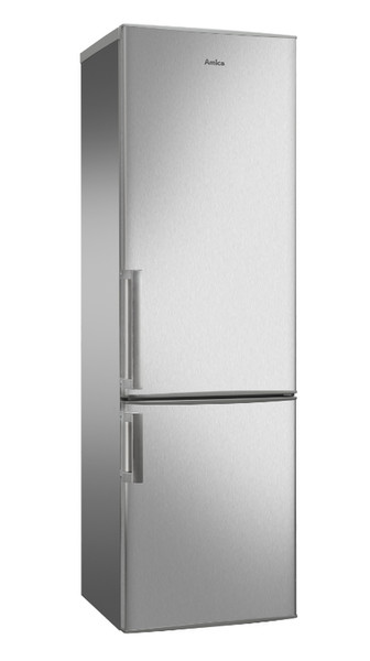 Amica VC 1811 X Freestanding 188L 64L A+ Stainless steel fridge-freezer