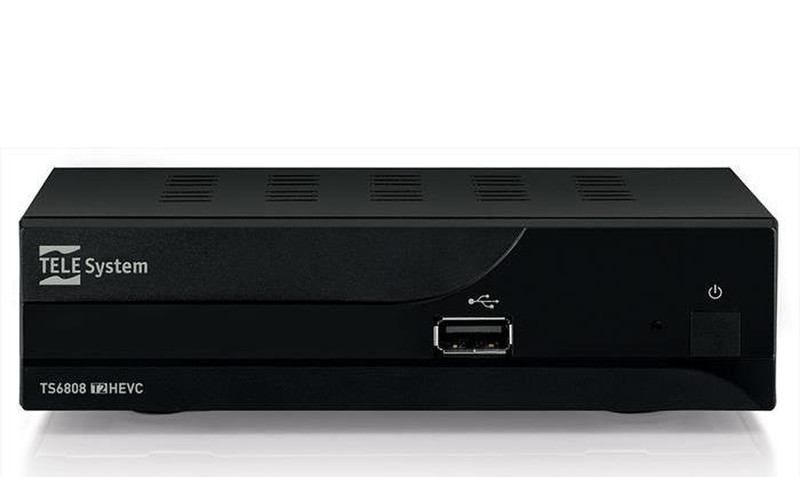 Telesystem TS6808 Terrestrial Full HD Black TV set-top box