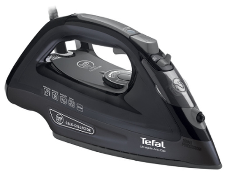 Tefal UltraGliss FV2631 Dry & Steam iron Durilium soleplate 2500W Black iron