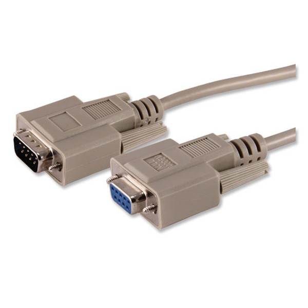 IMC Networks 232NM9MF10 3m DB9 DB9 Beige serial cable