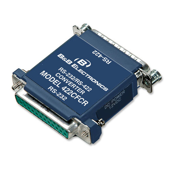 IMC Networks 422CFCR RS-232 RS-422 Синий серийный преобразователь/ретранслятор/изолятор