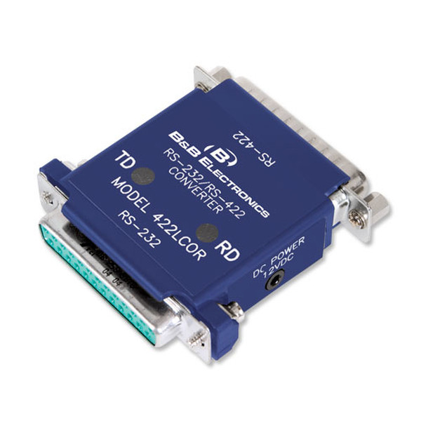 IMC Networks 422LCOR RS-232 RS-422 Синий серийный преобразователь/ретранслятор/изолятор