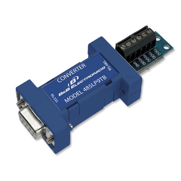 IMC Networks 485LP9TB RS-232 RS-422/485 Schwarz, Blau Serieller Konverter/Repeater/Isolator