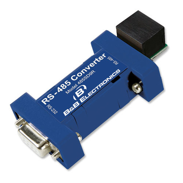 B&B Electronics 485SD9RJ RS-232 RS-485 Black,Blue serial converter/repeater/isolator