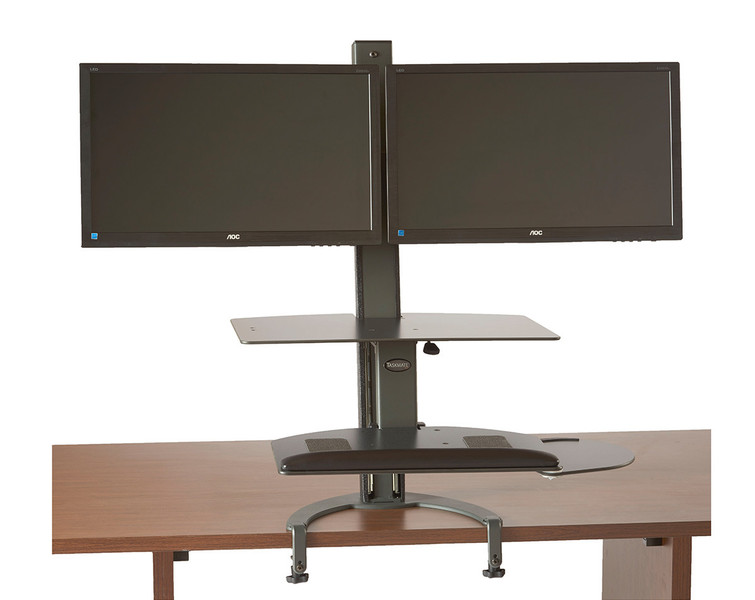 HealthPostures 6351 Sitz- und Steharbeitsplatz für Desktop-PCs