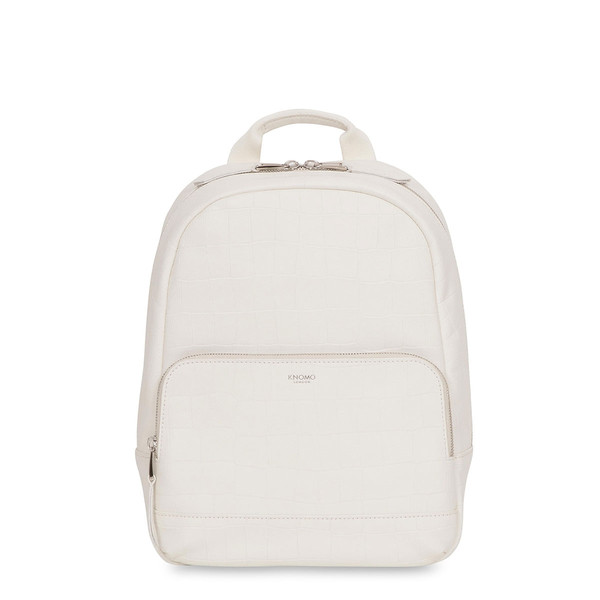 Knomo Mini Mount Leather White backpack