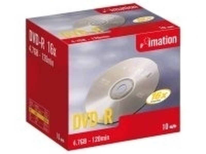 Imation DVD-R 4.7Gb 16x (10) 4.7GB DVD-R 10Stück(e)