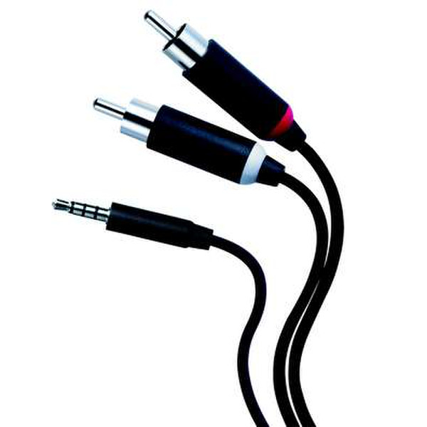 Philips Audio Cable PAC007 1.5м Черный аудио кабель