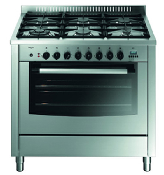 Pelgrim TBF 940 Multifunctioneel gas-elektro-fornuis Freestanding Gas hob A+ Silver