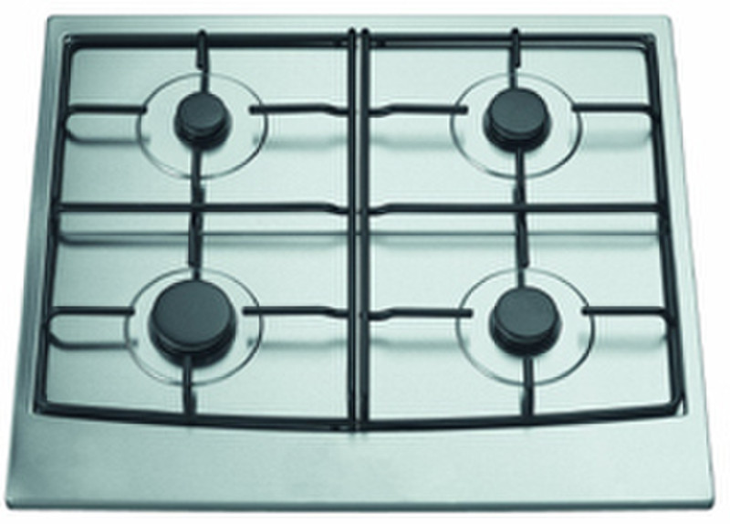 Pelgrim GKV 133 gas heater built-in Gas hob Silver