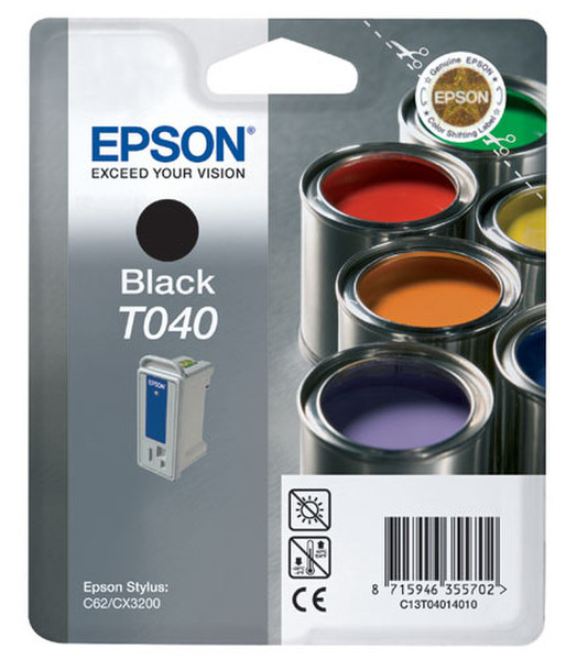 Epson T040 Черный струйный картридж