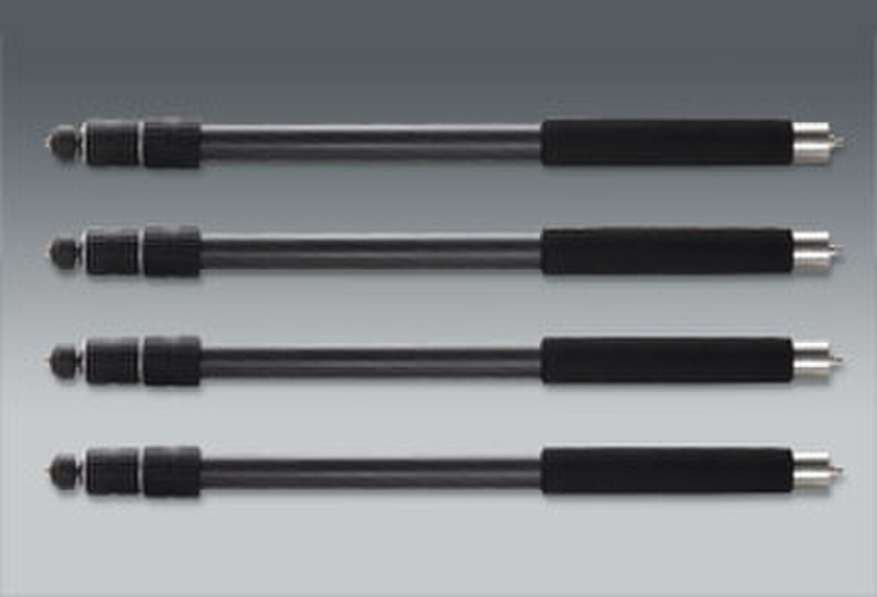 Novoflex QuadroPod legs Carbon fibre 3 segments Set 4 pcs Stainless steel tripod