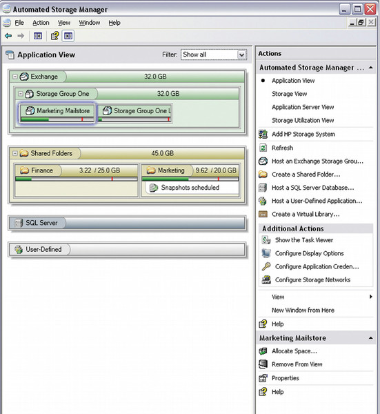 HP StorageWorks X1000 Automated Storage Manager Software