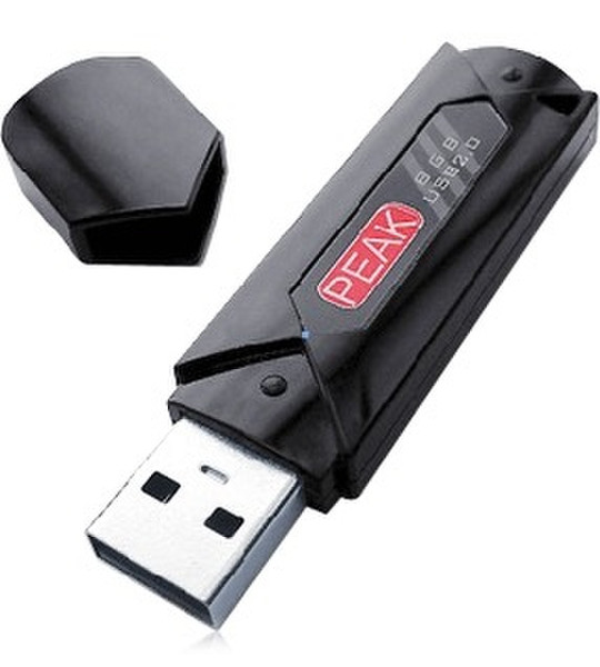 PEAK USB 2.0 Flash Drive 8GB 8ГБ USB 2.0 Тип -A Черный USB флеш накопитель