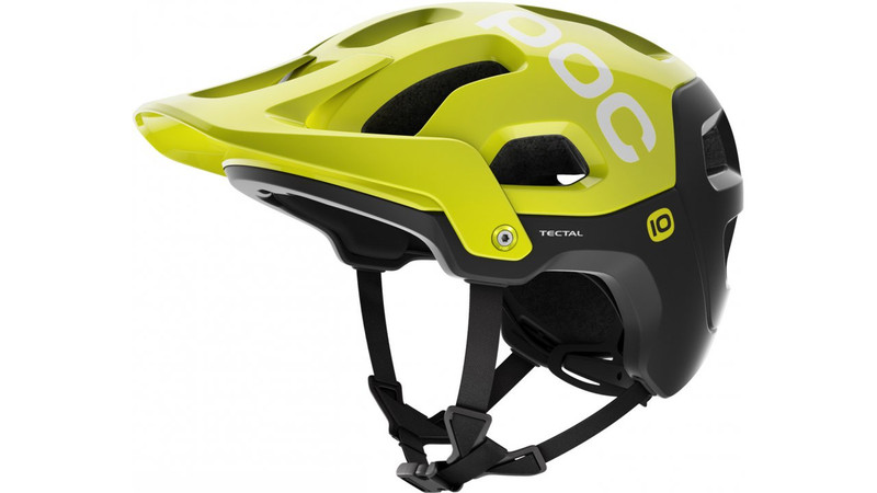 POC Tectal Half shell M/L Black,Yellow bicycle helmet