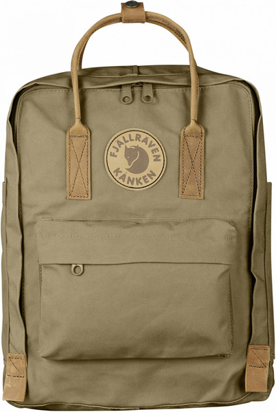 Fjällräven Kånken No. 2 Хлопок, Кожа, Полиэстер Песочный