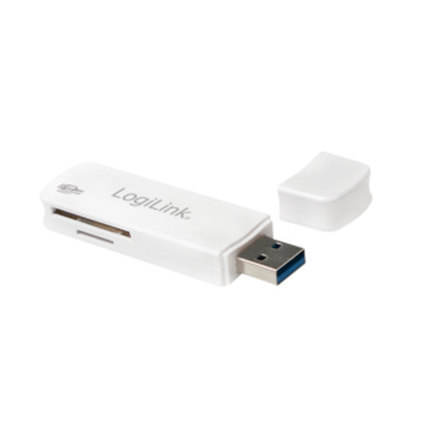 LogiLink CR0034A USB 3.0 Weiß Kartenleser