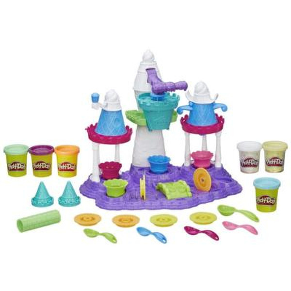 Hasbro Play-Doh Ice Cream Castle Modeling dough Blau, Grün, Violett, Weiß, Gelb